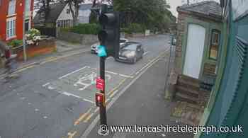 Moment cyclist is involved in horror crash with car