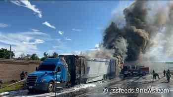 Truck fire causes I-70 closure