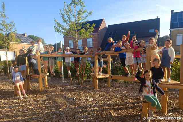 Basisschool De Kruin verrast leerlingen met nieuw behendigheidsparcours