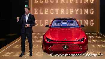 Internationale Automobil-Ausstellung: Mercedes-Benz-Chef Ola Källenius erwartet höhere Kosten bei E-Autos