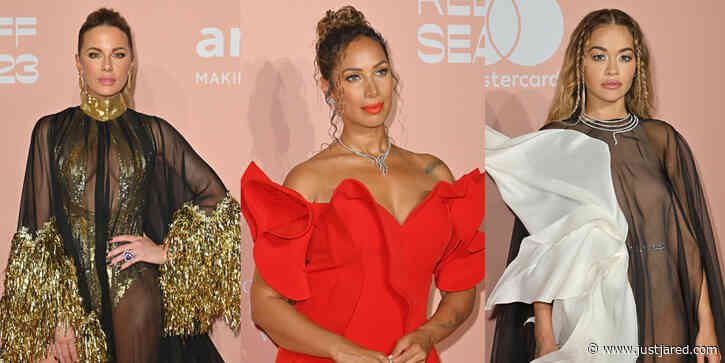 Kate Beckinsale & Rita Ora Deliver Drama With Their Dresses at amfAR Gala 2023