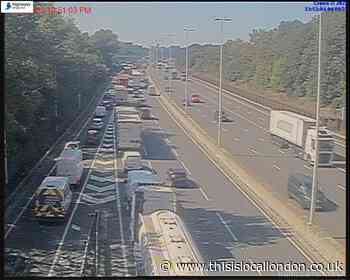 LIVE: A13 crash causes lane closure