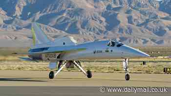 London to New York in 3.5 hours: World's fastest airliner dubbed the 'Son of Concorde' will hit speeds of 1,300mph while running on sustainable fuel - and could take to the skies by 2027