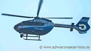 Polizei in Nagold: Einbrecher mit Hubschrauber gejagt
