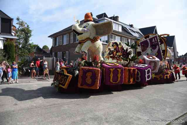 Vliegende olifant en Chinese bordjes winnen wedstrijd bloemenstoet