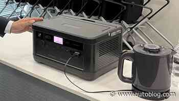 Nissan is reusing batteries from old Leaf EVs to make portable power sources