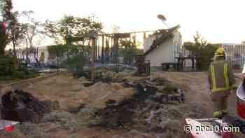 Residents displaced following house fire in Madera County