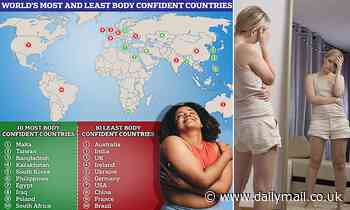 World's most body confident countries revealed: Malta tops the global league table - while Britons are named some of the least happy with their figures