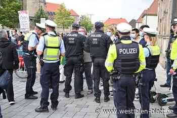 Großkundgebung der AfD trifft auf Gegendemonstration in Paderborn