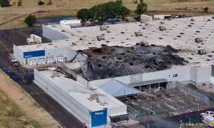 Fire forces closure of Clovis Walmart