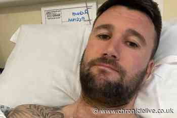 Gosforth dad issues 'do not delay' warning after shock thyroid cancer diagnosis