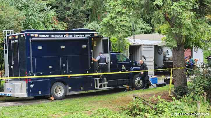 RCMP remain on scene on Chilliwack Lake Road Monday