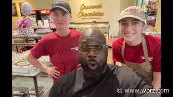 Photos: Shaq makes surprise visit at Baton Rouge bakery