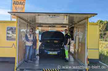 Beim ADAC geht es in Löhne mal eben auf die Bühne