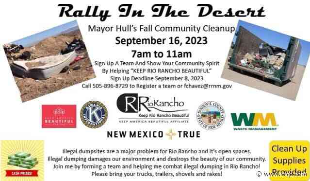 Rio Rancho holding annual 'Rally in the Desert' to combat illegal dumping