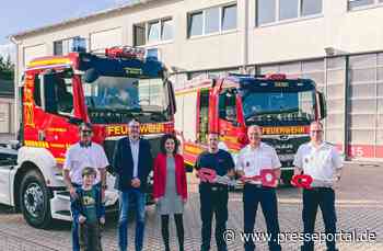FW-DT: Feuerwehr Detmold erhält drei neue Fahrzeuge