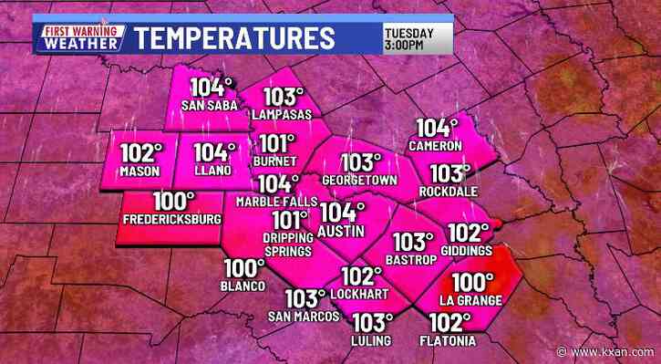 Forecasting our hottest second week of September on record