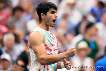 Carlos Alcaraz Rolls Over Unseeded Italian and Into US Open Quarterfinals
