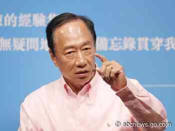 Aspiring Taiwan presidential candidate Terry Gou resigns from board of Apple supplier Foxconn