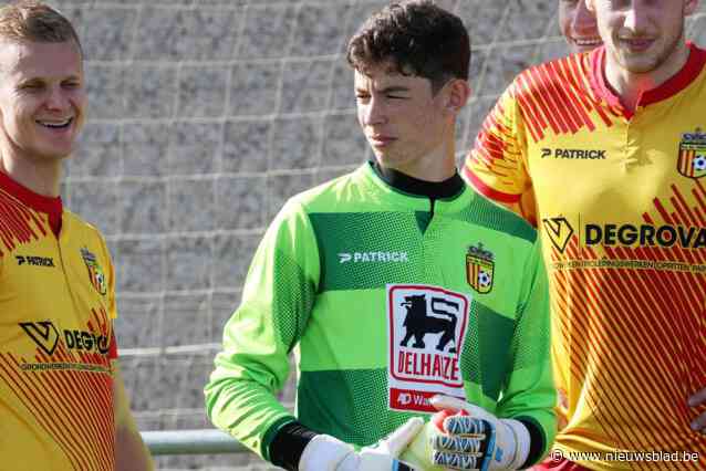Lowie Lava beleeft als 17-jarige een unieke tijd in het doel bij Racing Waregem: “Zo snel mogelijk de nul vegen”