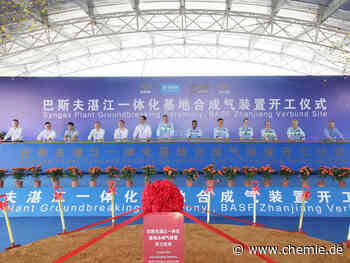 BASF beginnt mit dem Bau einer Syngas-Anlage am Ver­bund­stand­ort Zhanjiang in China
