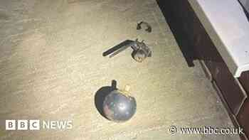 Two men jailed for leaving homemade grenade on Bury doorstep