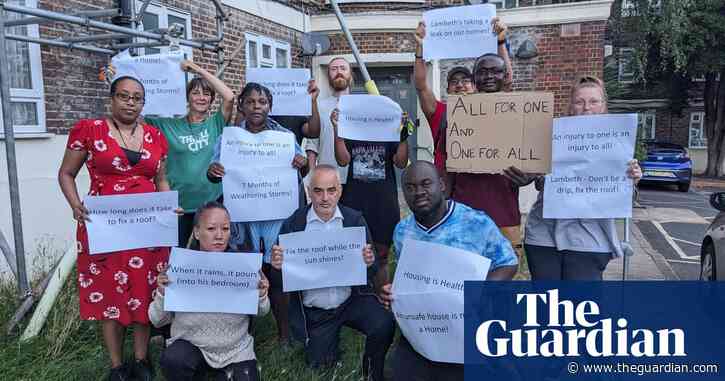 Residents of south London housing estate demand urgent repairs