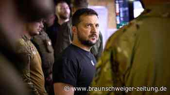 Selenskyj besucht Soldaten an der Front in Donezk