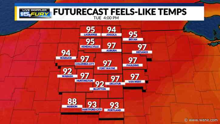 Heat continues for another day with a big change coming