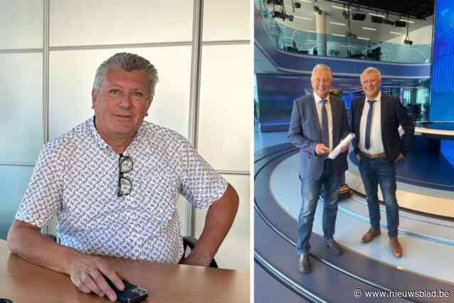 De gelijkenis is zo groot dat Dirk (62) dikwijls wordt aangeklampt als… nieuwsanker Dany Verstraeten: “Ik zeg er wel altijd bij dat ik niet de echte ben”