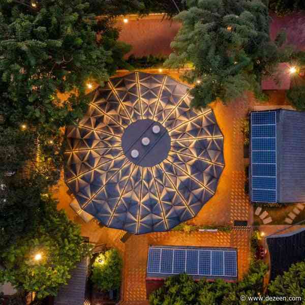 Andblack Design Studio creates "permanently impermanent" events space in India