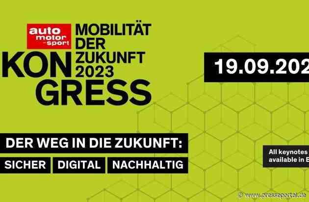 auto motor und sport KONGRESS 2023 in Stuttgart unter dem Motto: SICHER.DIGITAL.NACHHALTIG