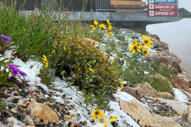 Seasons Collide As Utah Ski Resorts Record First Snowfall Of The Season