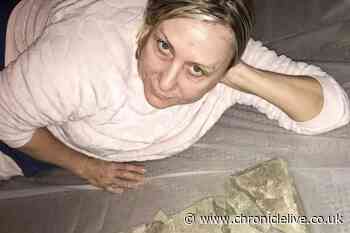 'I thought I was dead' - Mum 'lucky to be alive' after huge stone fell from Northumberland castle wall