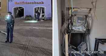 Abtswind: Anwohner stellt "skrupellose" Automatensprenger zur Rede - über Bank wohnt vierköpfige Familie