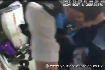 Shocking video shows moment on-duty Met Police officer assaults man