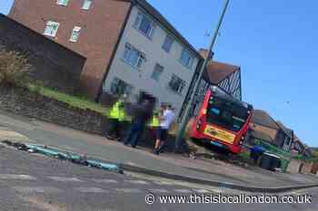 Bexley Road Erith bus and car crash: Pictures from the scene