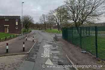 Police close road in Blackburn after crash