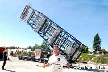 Turm ist das Herzstück des Wettkampf-Parcours auf der Landesgartenschau