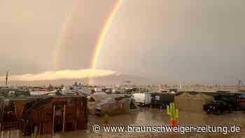 Chaos beim „Burning Man“: Zehntausende reisen ab