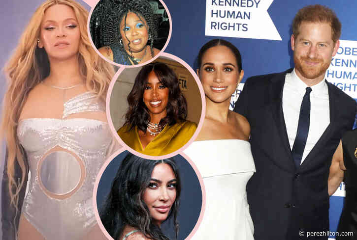 Meghan Markle & Prince Harry Hobnob With Kim Kardashian & Other Celebs At Beyoncé Concert!