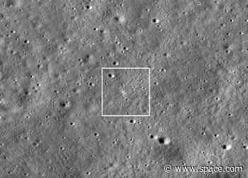 India's Chandrayaan-3 moon lander spotted from lunar orbit (photo)