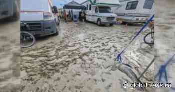 ‘The rain didn’t stop us’: Albertans return from muddy Burning Man weekend