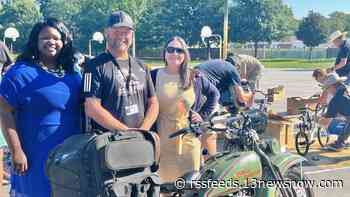 Virginia Beach elementary school gets new bicycles for kindergarten students from non-profit and motorcycle group