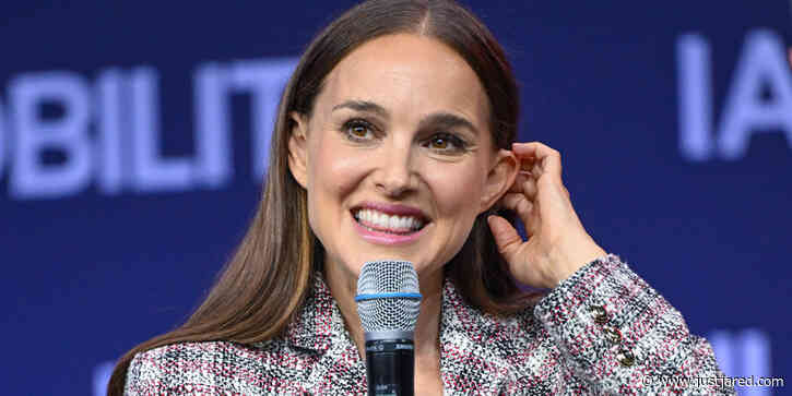 Natalie Portman Has A Fashionable Tweed Moment in Germany Amid Benjamin Millepied Separation News