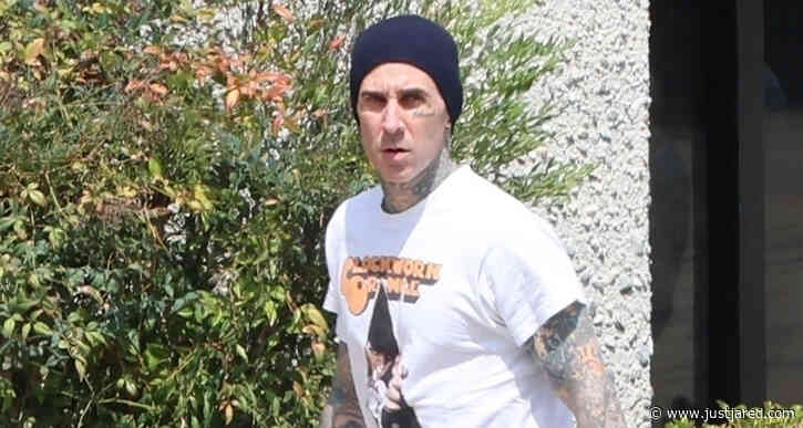 Travis Barker Steps Out for Coffee in L.A. After Rushing Home for 'Urgent Family Matter'