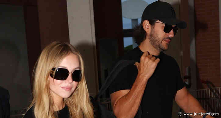 Sydney Sweeney & Fiancé Jonathan Davino Head to London After Busy Few Days in Venice