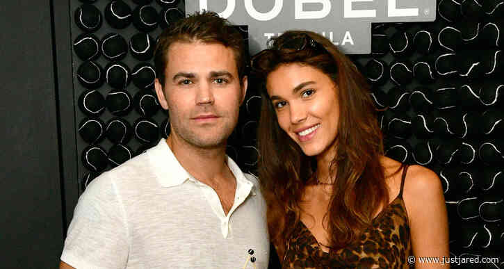 Paul Wesley & Girlfriend Natalie Kuckenburg Couple Up for Tennis Match at U.S. Open 2023