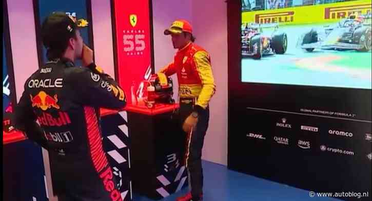 Video: Checo in discussie met Carlos Sainz