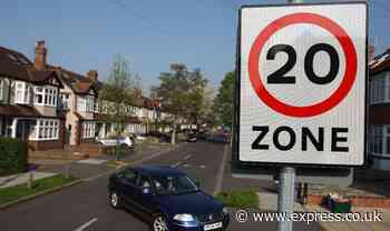 Vandals target 20mph road sign in cheeky attack ahead of nationwide speed limit changes